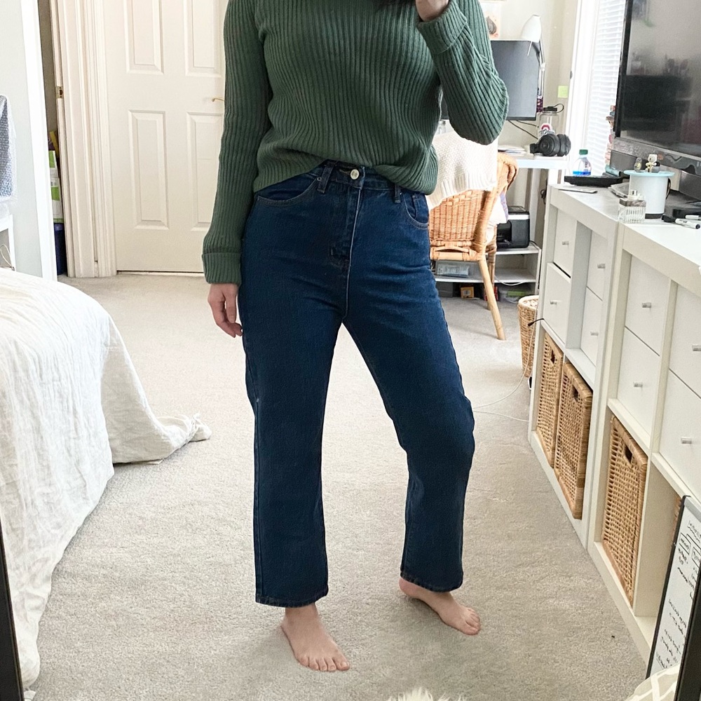 High Waist Straight Jeans size 26/27